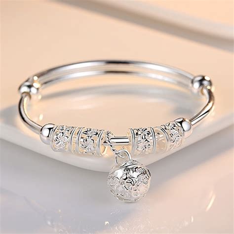 luxury silver charm bracelets for women